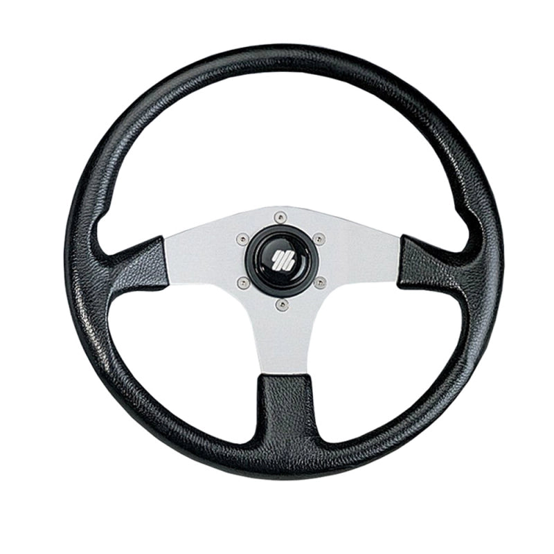 RUOTA TIMONE NERA Ø MM. 350 BLACK CORSICA STEERING WHEEL MM.350
