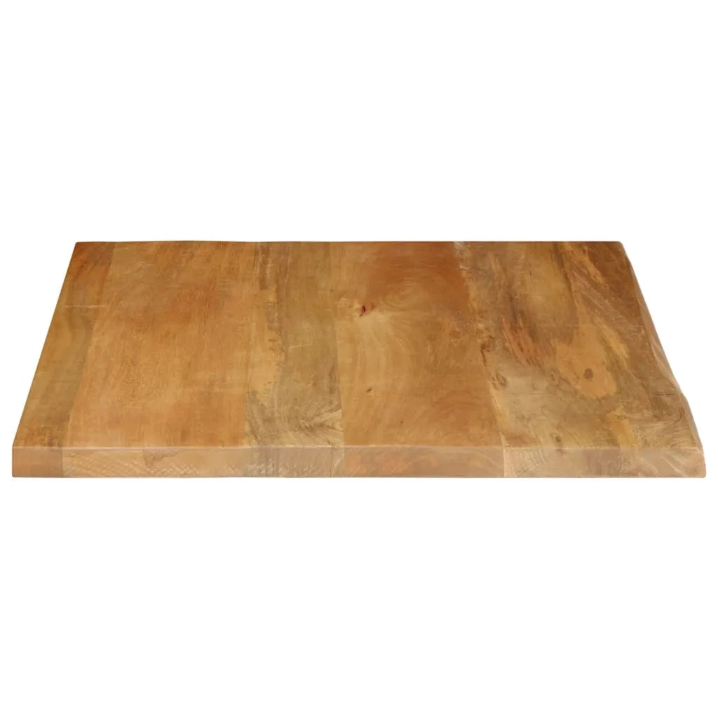 Piano Tavolo Bordi Vivi 40x40x2,5 cm in Legno Massello di Mango 370534