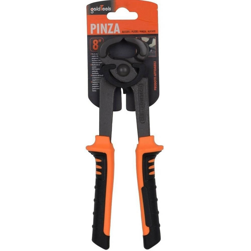 Trade Shop - Pinza Per Ferraioli Tenaglia Cementisti 8" In Acciaio Cromo Vanadio 21 Cm -