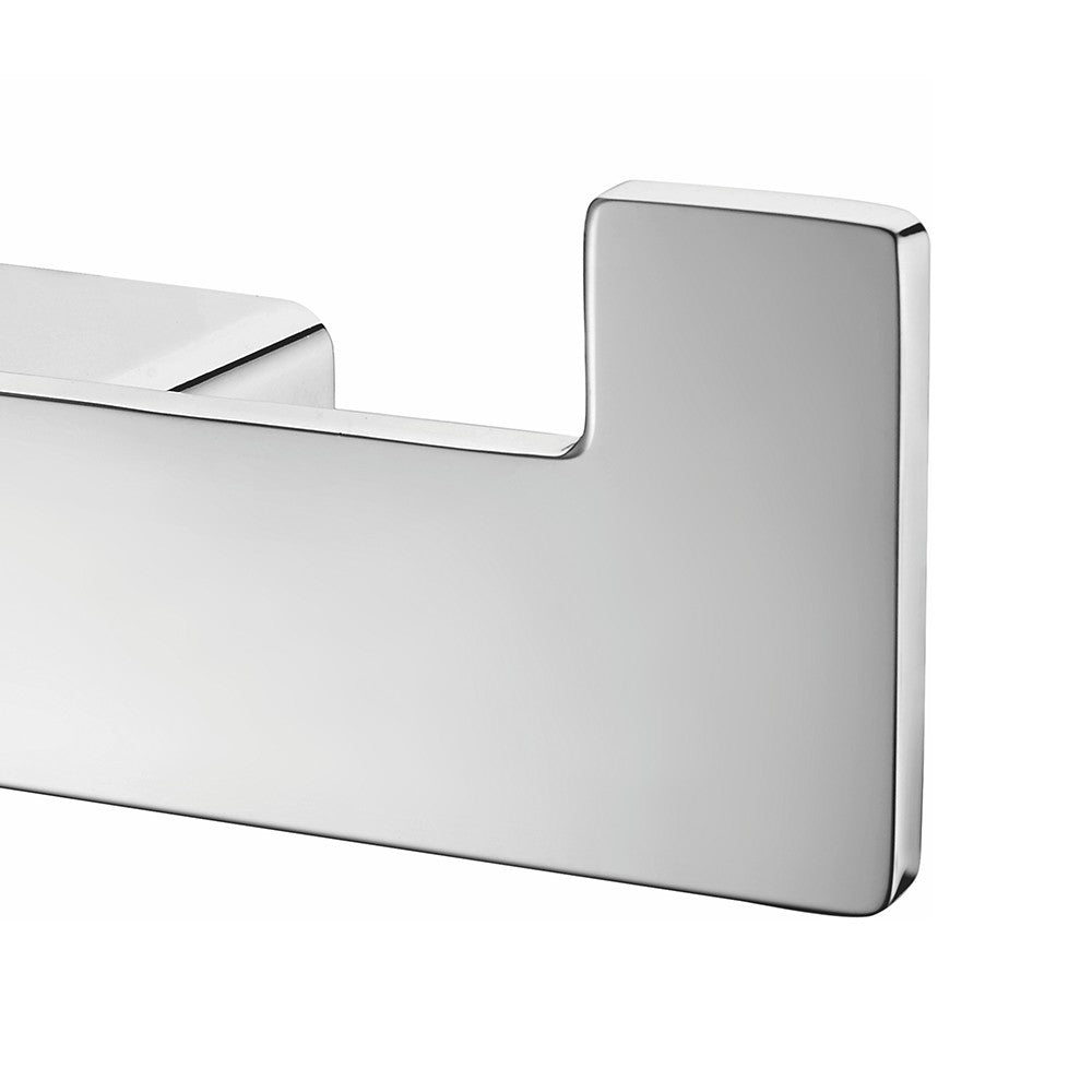 Porta abito a muro in alluminio a due posti - serie leaf