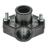 10 pz presa a staffa semplice 25 x 3/4 per irrigazione tubo acqu