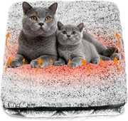 Duvetta autoaccogliente per gatti 60 x 45 cm, morbida e antiscivolo