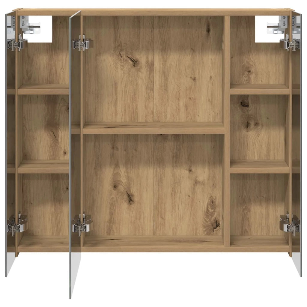 Mobiletto per specchio da bagno con porta Rovere Artigianale 889110