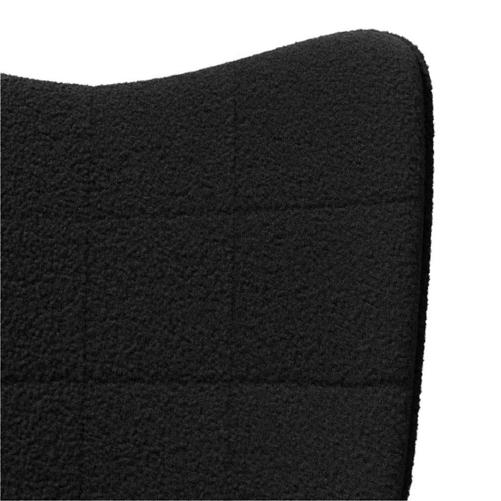 poltrona Nero 62 x 67 x 95,5 cm Tessuto Sherpa 42001781