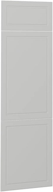 Frontale cucina R-Line, Bianco casa di campagna, 59.6 x 196 cm frontale del mobile per mobile per frigorifero