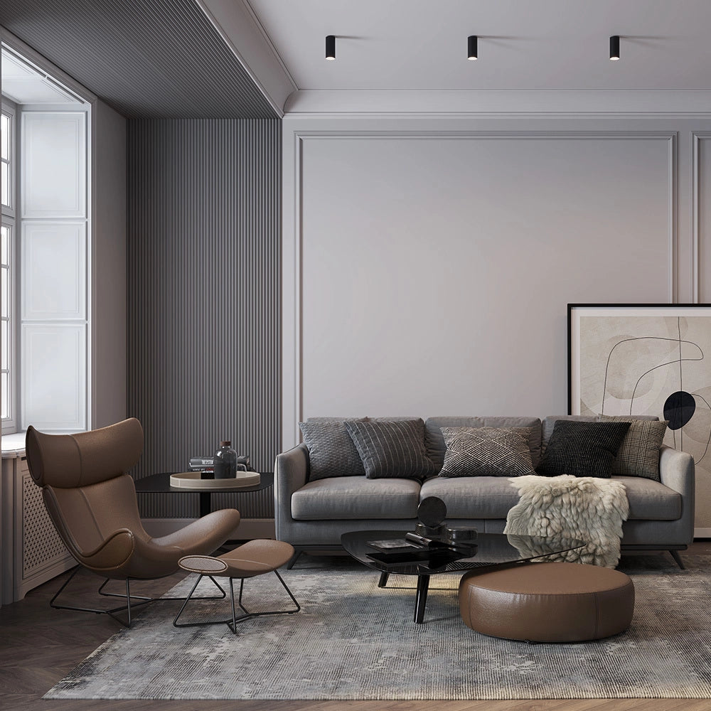 Maytoni Focus S Plafoniera nera GU10 alluminio C052CL-01B