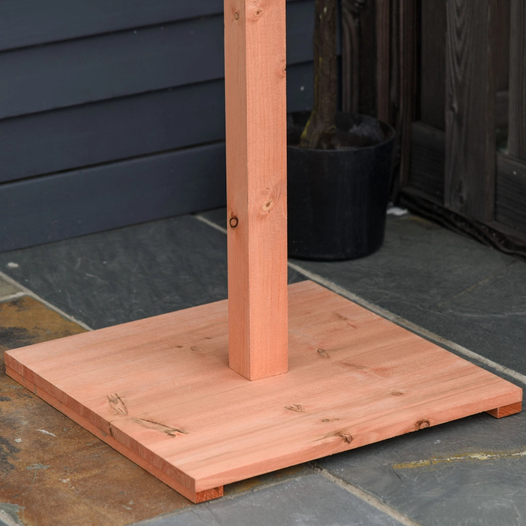 Casetta per uccelli con supporto ¨C zephmum ¨C ?52x130 cm in legno naturale