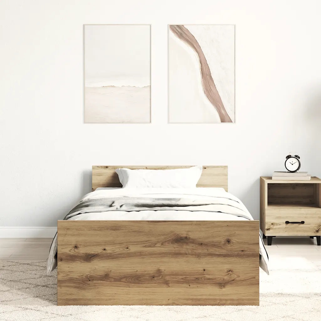 Giroletto senza Materasso Rovere Artigianale 90x200cm 857475