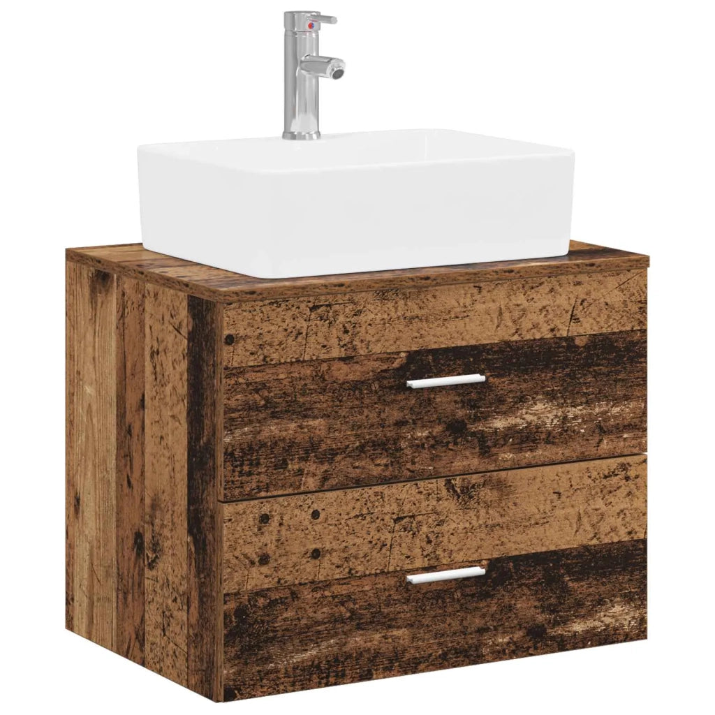 Set di mobili per il bagno Legno antico Legno ingegnerizzato 3404388