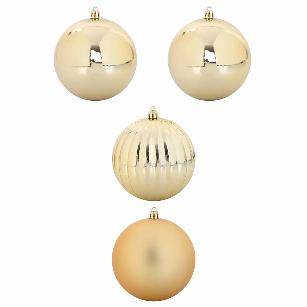 Set di palline di Natale XXL 4 pz Oro Plastica CFW9824502