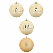 Set di palline di Natale XXL 4 pz Oro Plastica CFW9824502