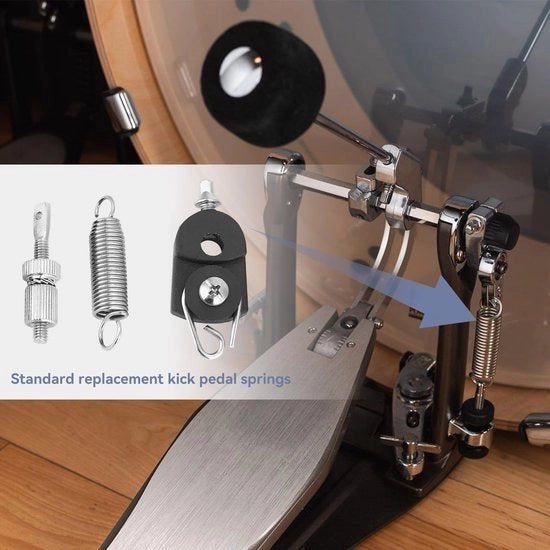 Pedale per Batteria - Vite di Rimpiazzo - Batteria - Strumento di Percussione - Chiave - Componenti del Kit di Batteria - Materiale Sostenibile