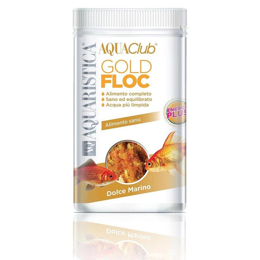Aquaristica GoldFloc - Mangime in Fiocchi per Pesci Rossi Formato: 1300 ml