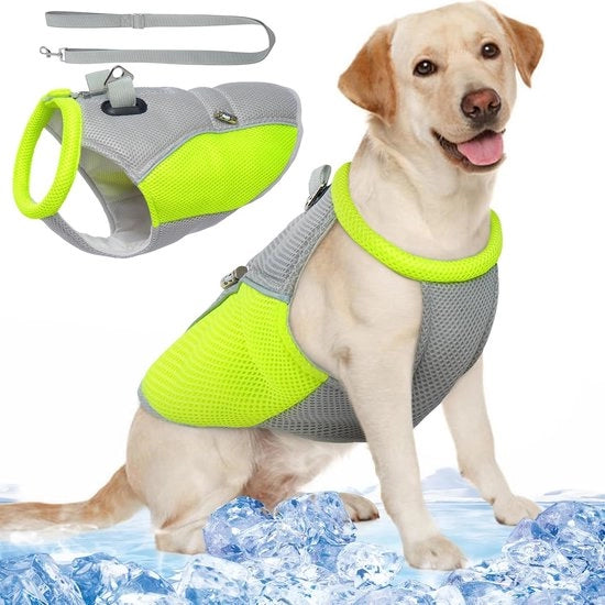 Vestone per cani, vestone per cani con corazza per l'estate, giacca per cani per piccoli, medi e grandi cani, giacca per cani per attività all'aperto, camminata,