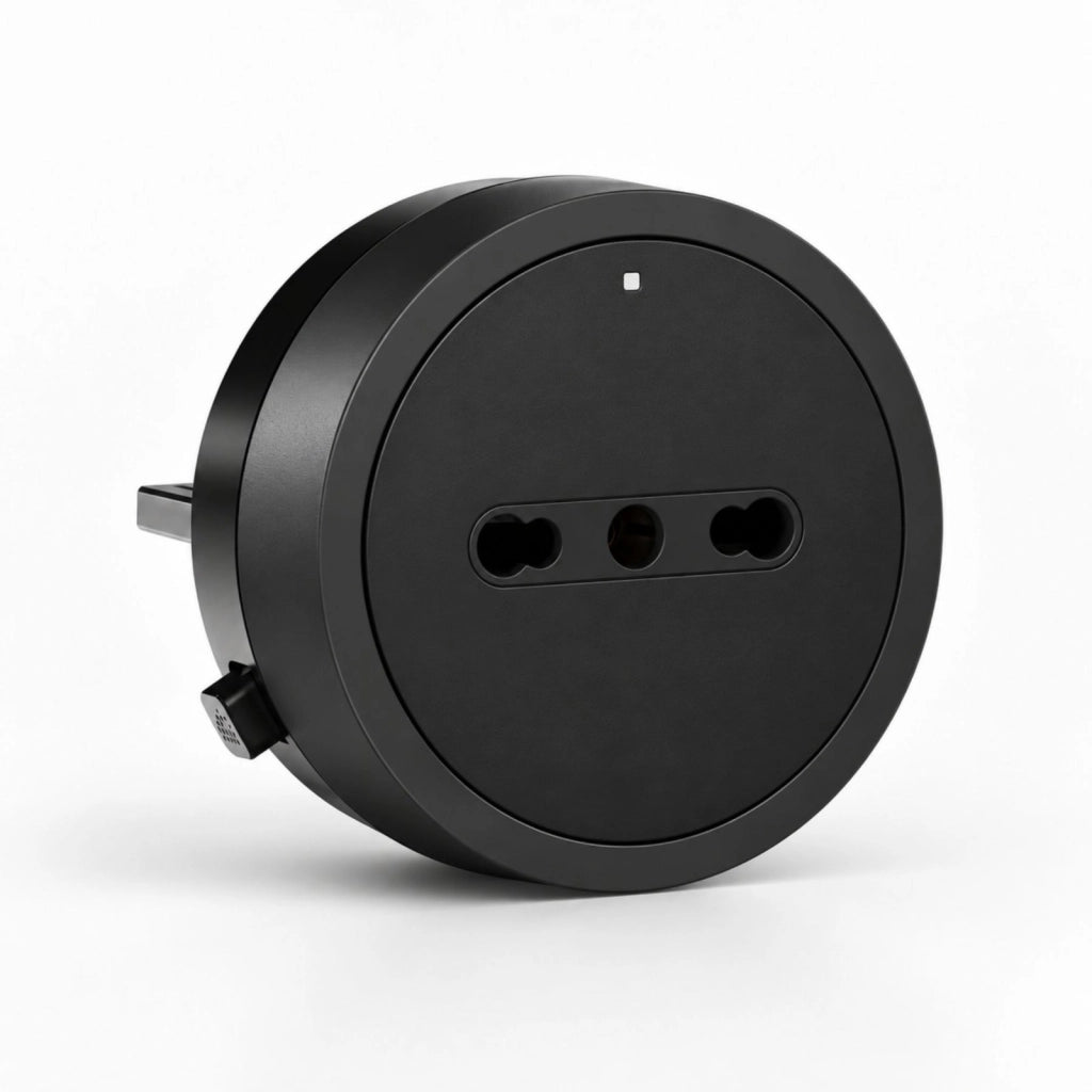 Presa Bipasso Italiano 10/16A 220V Per Multipresa Da Binario GONEO Power Track (Nero)