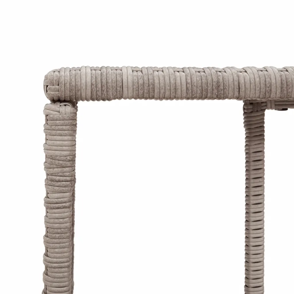 Scaffali Portaoggetti 2 pz Grigio Chiaro in Polyrattan CFW2932440