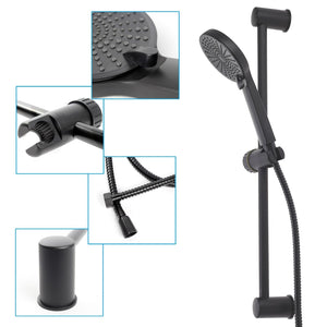 Saliscendi doccia universale nero opaco