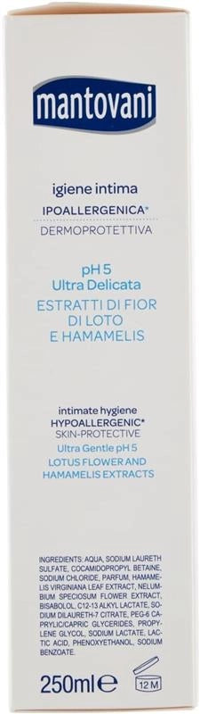 MANTOVANI DETERGENTE IGIENE INTIMA FIOR DI LOTO 250ML