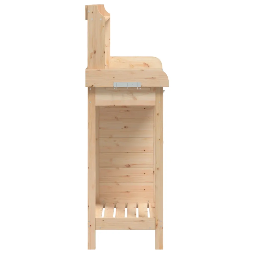 Tavolo Invaso con Mobile 110,5x45x124,5cm Massello Abete CFW6492638