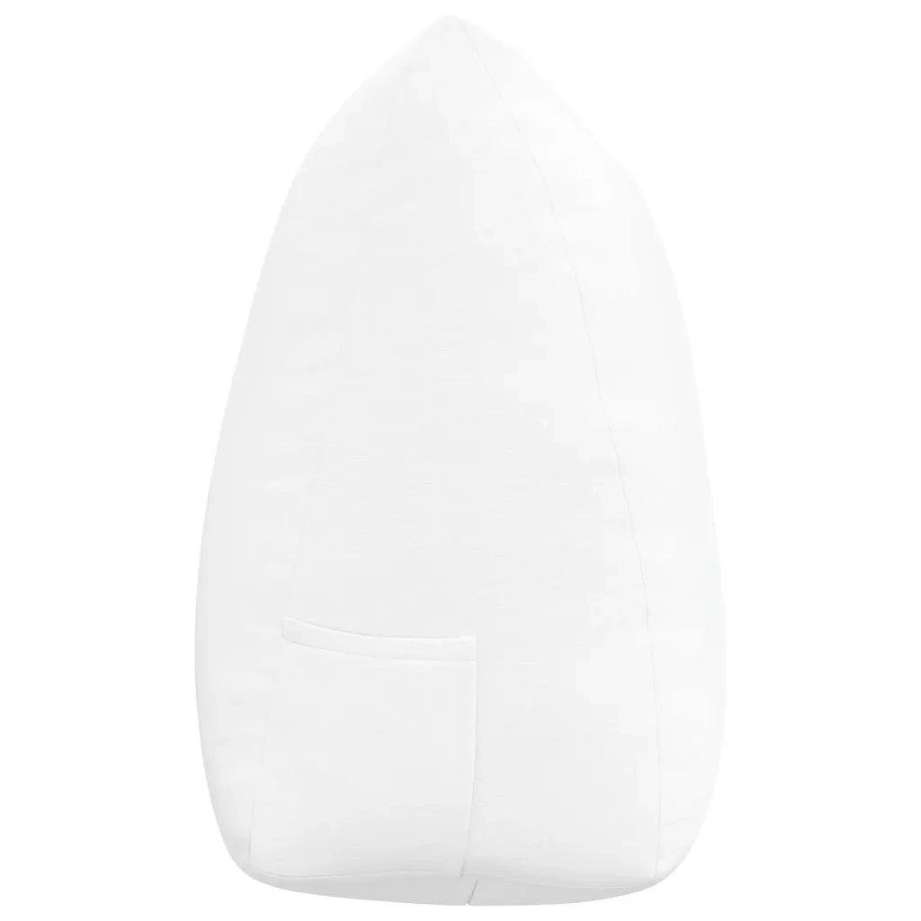 Cuscino per Schiena Bianco 140 x 24 x 50 cm Tessuto