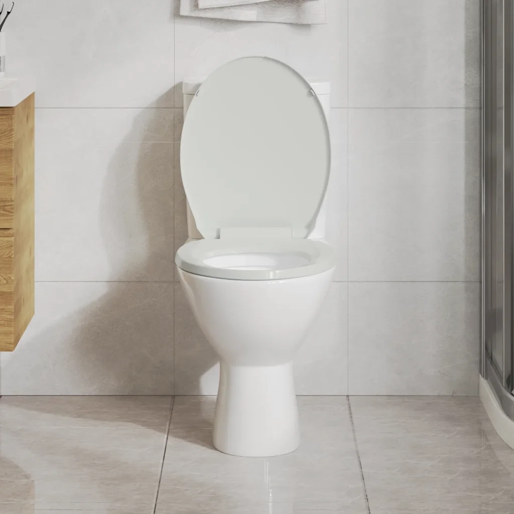 Copriwater a Chiusura Ammortizzata Bianco Ovale CFW5749457