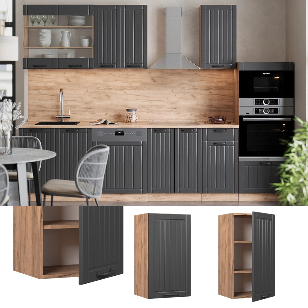 Vicco Pensile da cucina Grigio scuro 40 cm