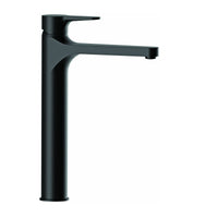 Rubinetto lavabo alto nero opaco serie winner