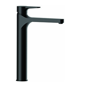 Rubinetto lavabo alto nero opaco serie winner