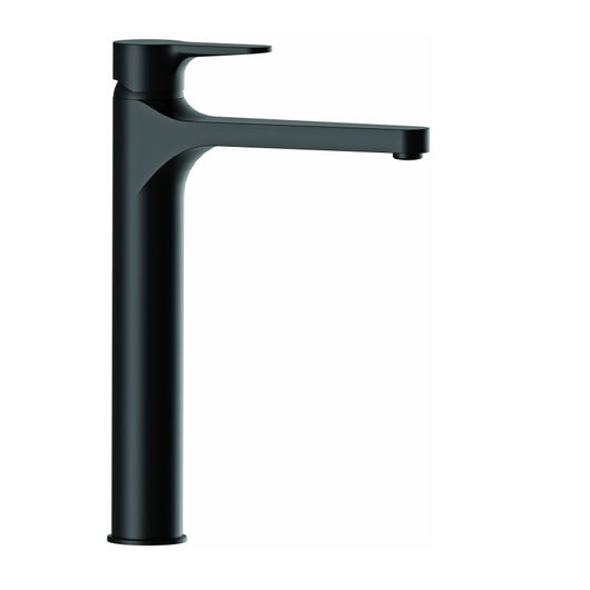 Rubinetto lavabo alto nero opaco serie winner