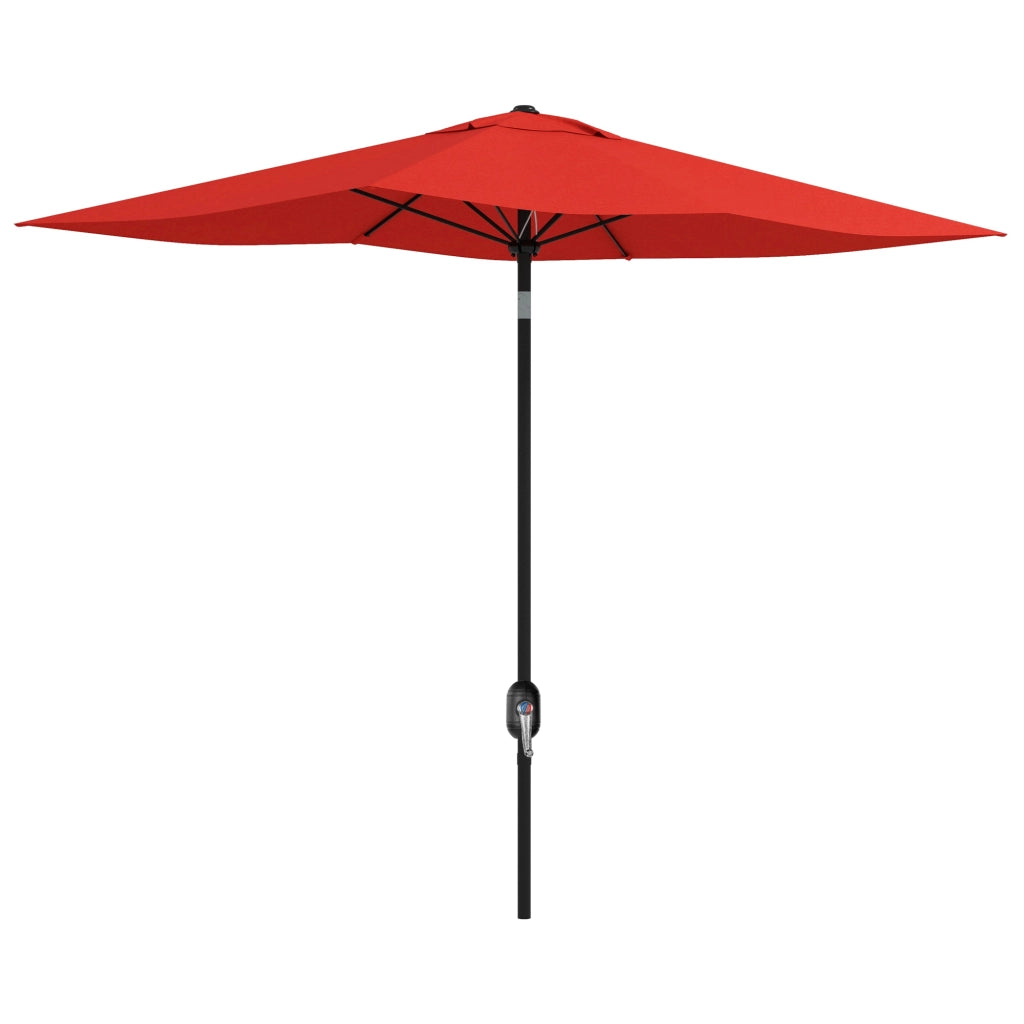 Tendalino rettangolare inclinabile 2x3 m ¨C zephmum ¨C rosso, poliestere, alta densit¨¤ 180 g/m2