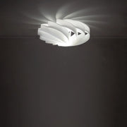 Plafoniera Moderna Flat Polilux ® Bianco 1 Luce E14