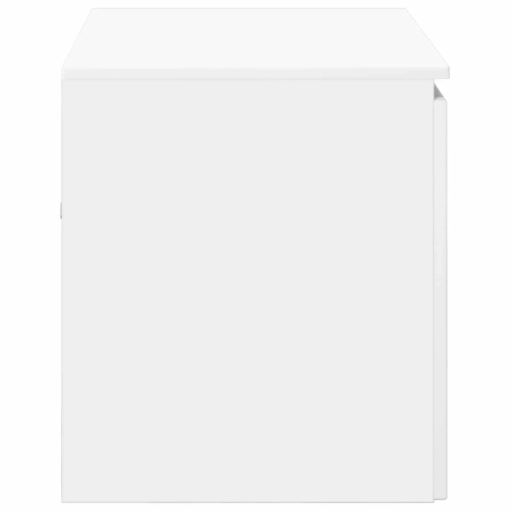 Mobiletto da Bagno a Muro Bianco 62,5 x 44,5 x 50 cm 890472