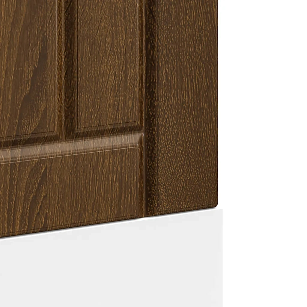 vidaXL Pannello Lavastoviglie Lucca Rovere Marrone Legno Multistrato