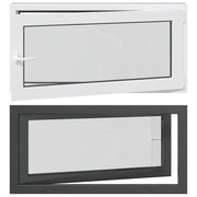 Finestra per Soffitta RISOR 120 x 60 cm PVC e Vetro Antracite CFW7906863