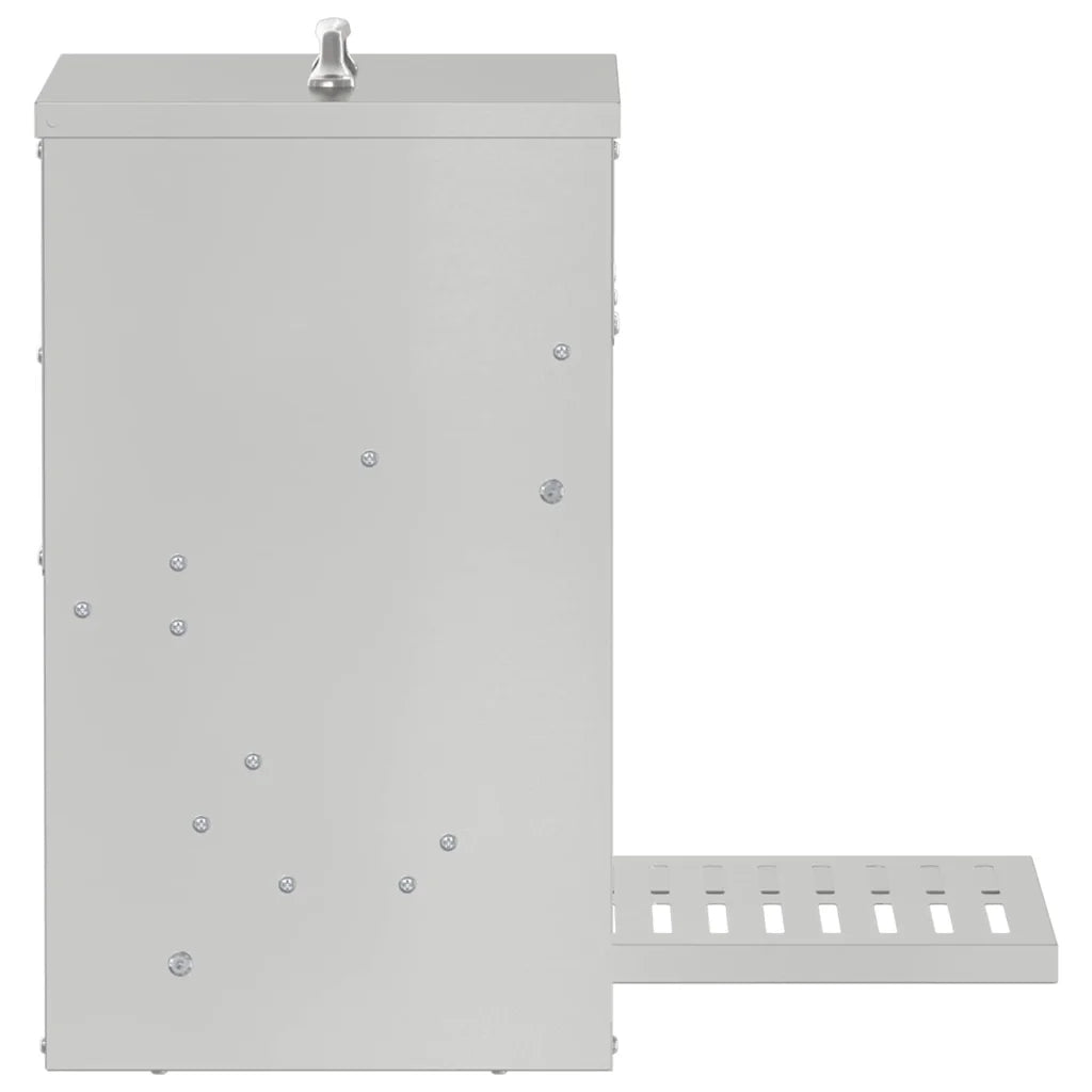 Mangiatore a Pedale per Pollo Argento 33 x 42 x 40 cm CFW2848731
