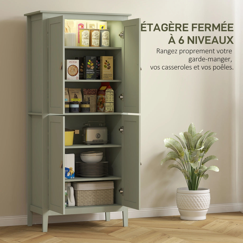 Mobile da cucina ¨C zephmum ¨C 80x40x176,5 cm, verde