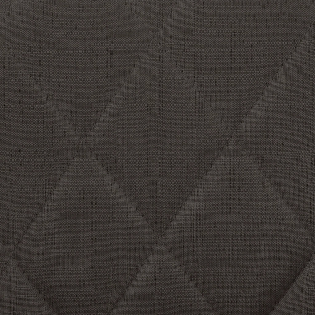 Sgabello bar LAZIO in tessuto grigio scuro,nero