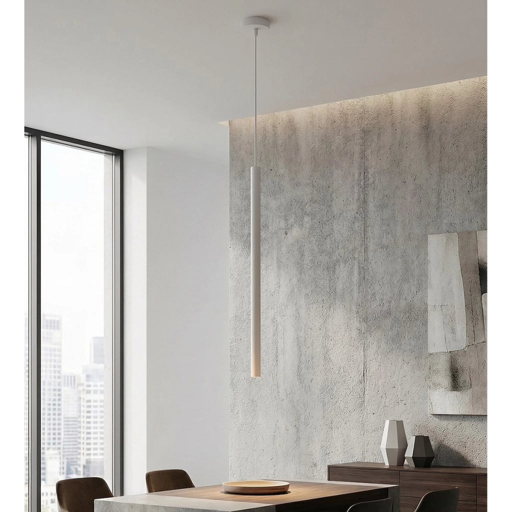 Lampada a sospensione SELTER in acciaio grigio