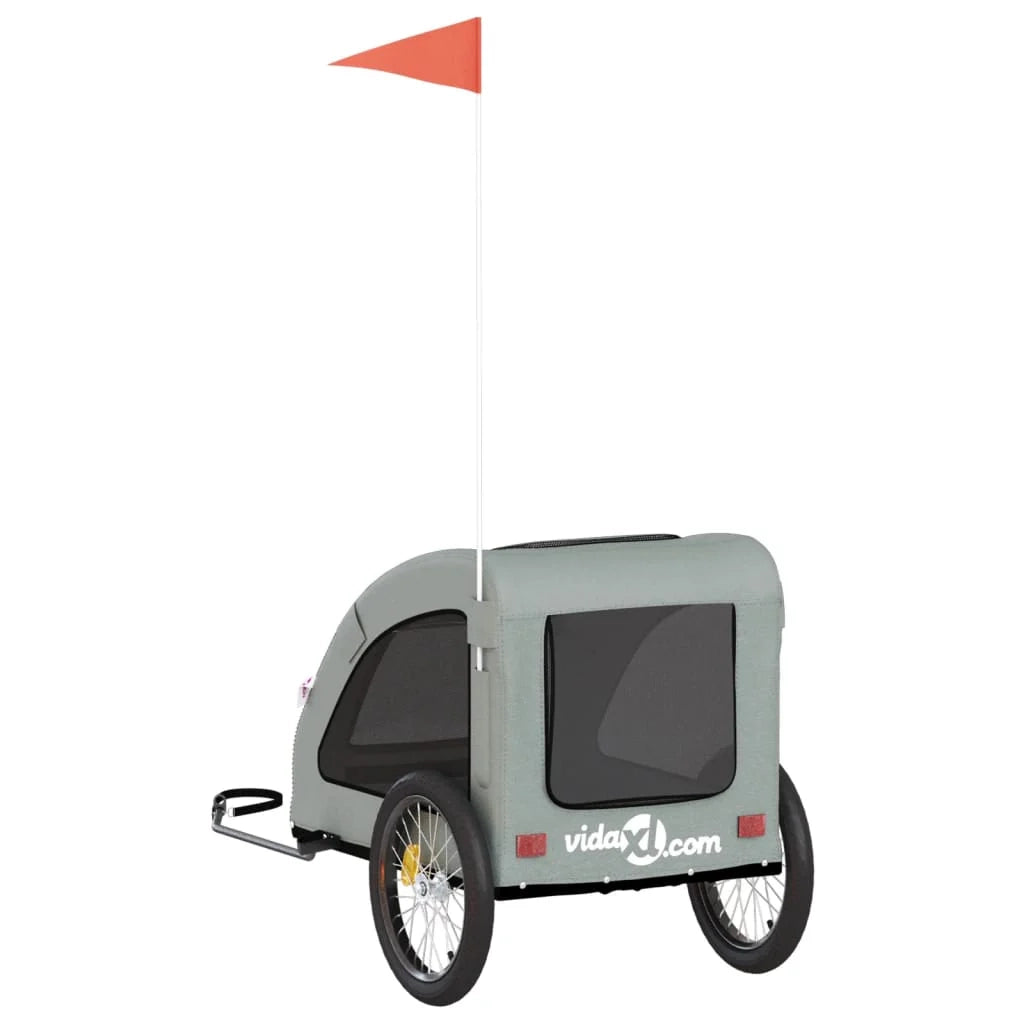 Rimorchio/carrello per animali domestici grigio 02_0044206