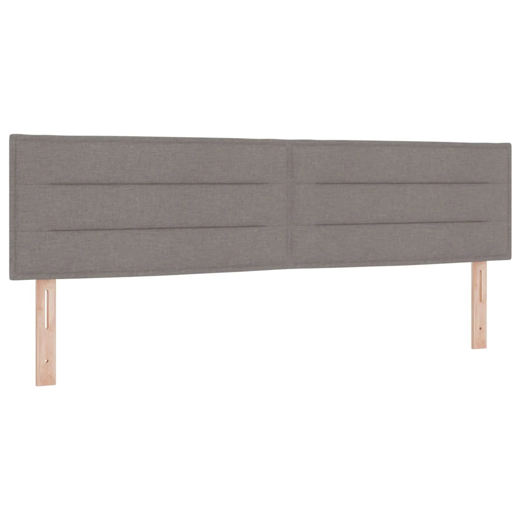 Letto box spring con materasso Tortora 180 x 200 cm Tessuto 3452475