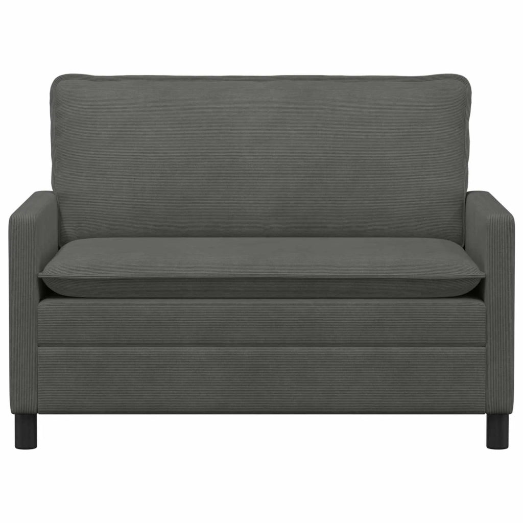 Divano Grigio Scuro 126 x 81 x 87,5 cm Tessuto
