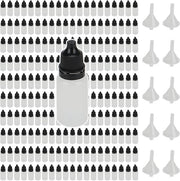 Flaconi per pennello - 10ml - Dispensatore facile da usare - Nero - Adatto per vernice e essenza - Ideale per hobbyisti e artisti