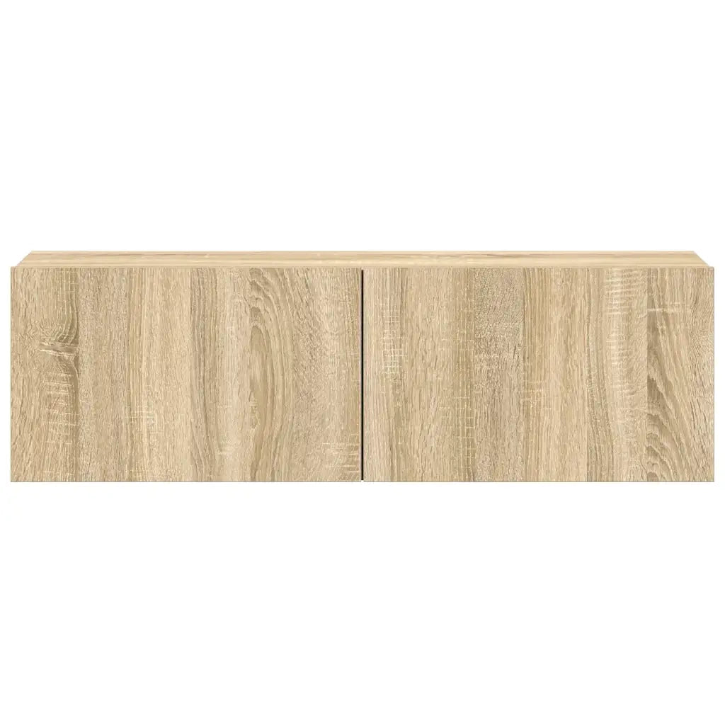 Set di Mobili Porta TV 3 pz-Set di 3 Credenza per TV Rovere Sonoma in Legno Multistrato 410356