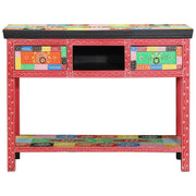 Tavolo Consolle | Tavolo d'Ingresso con cassetto Multicolore 100 x 30 x 77 cm