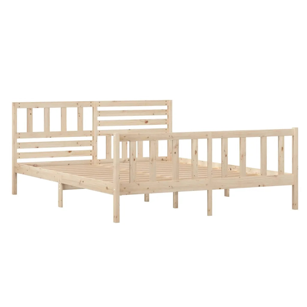 Giroletto-Struttura Letto in Legno Massello 120x200 cm 456324