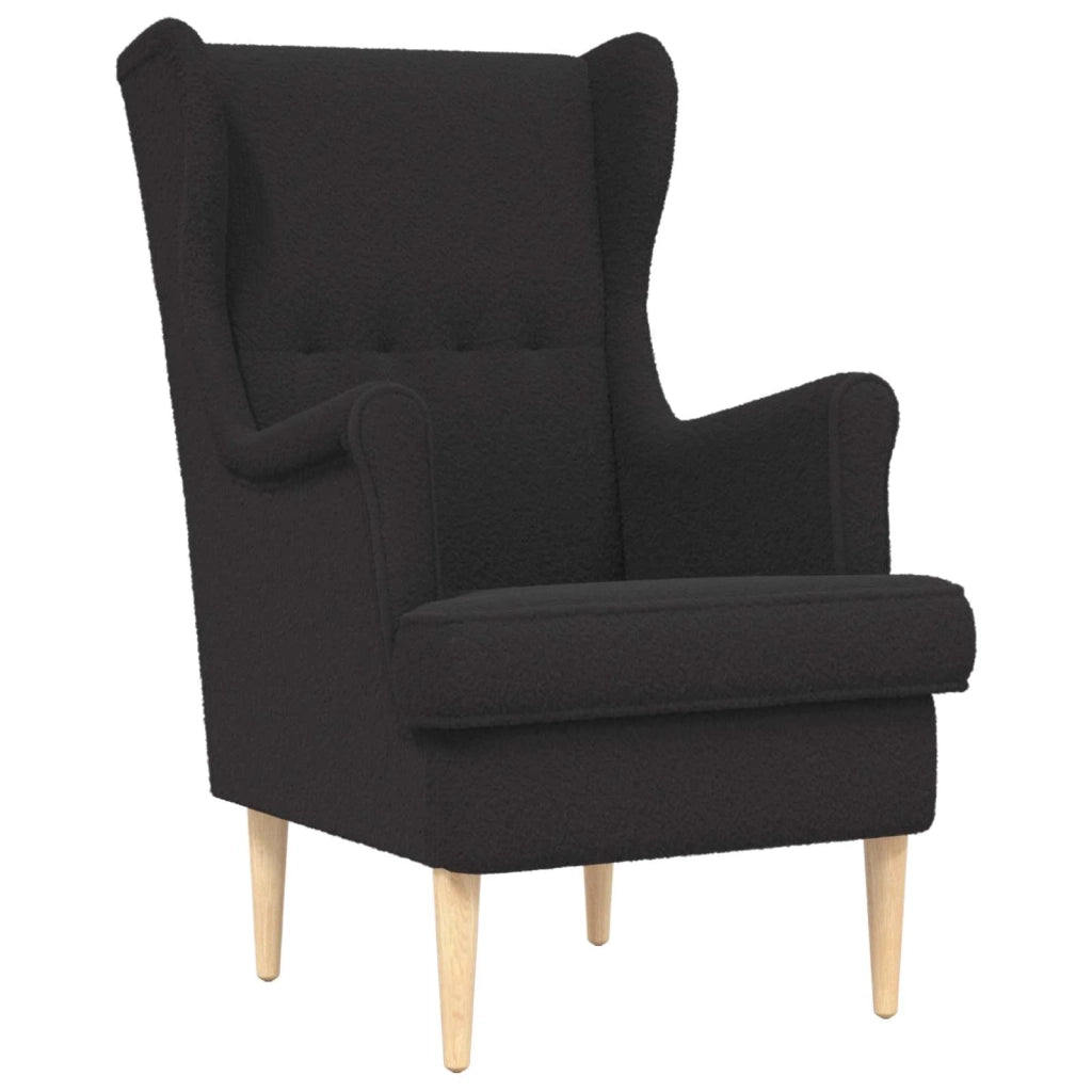 Poltrona Nero Bouclé