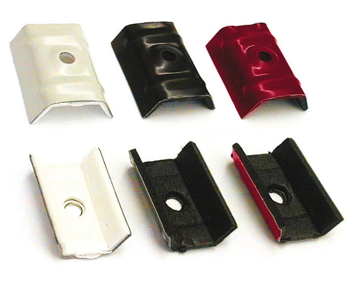 cappellotto per lamiera coibentata (cf. 100 pz.) mm. 50x25x12 col.testa di  cod:ferx.vit20303