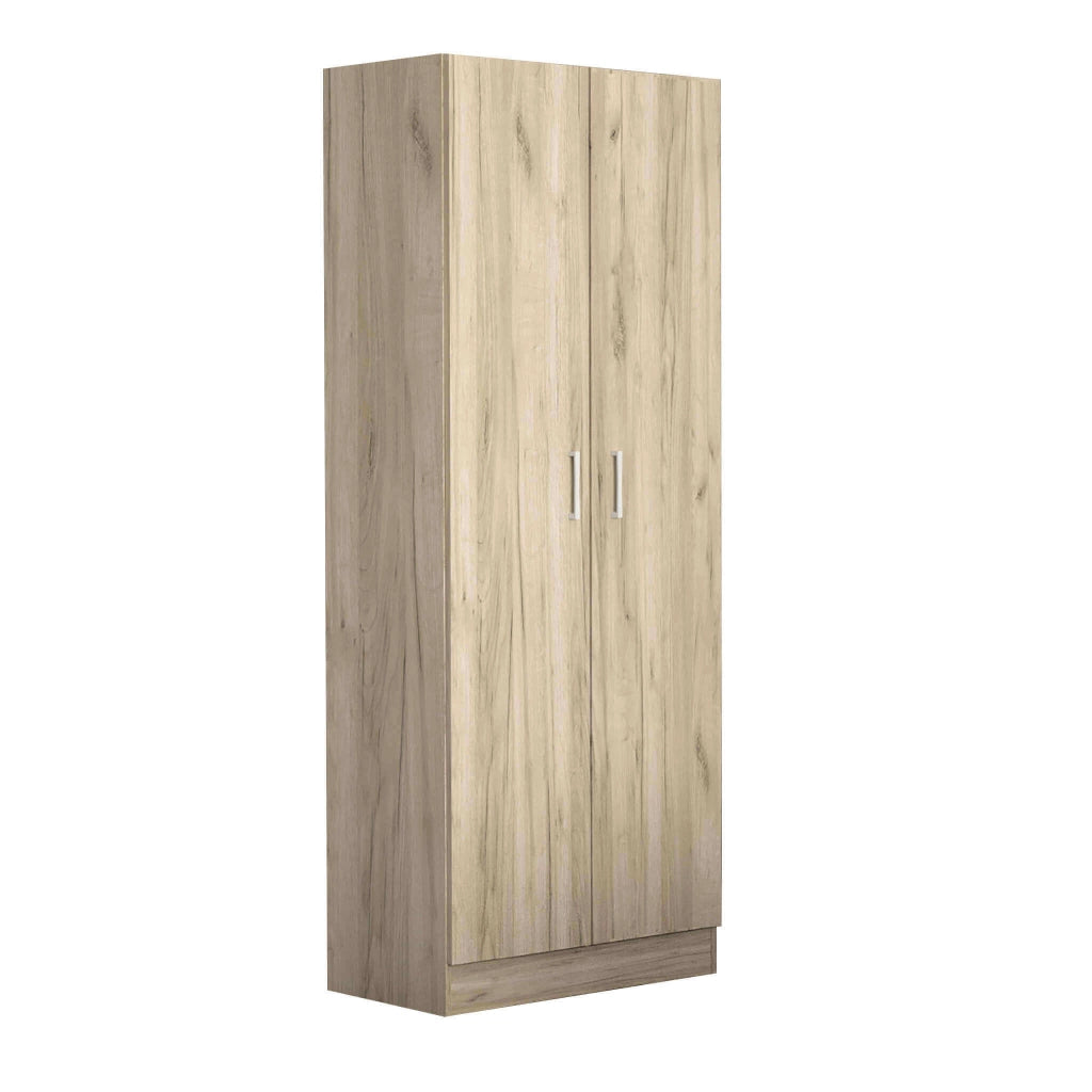 Armadio due ante in Legno Composito cm 77x50x190 - NORM