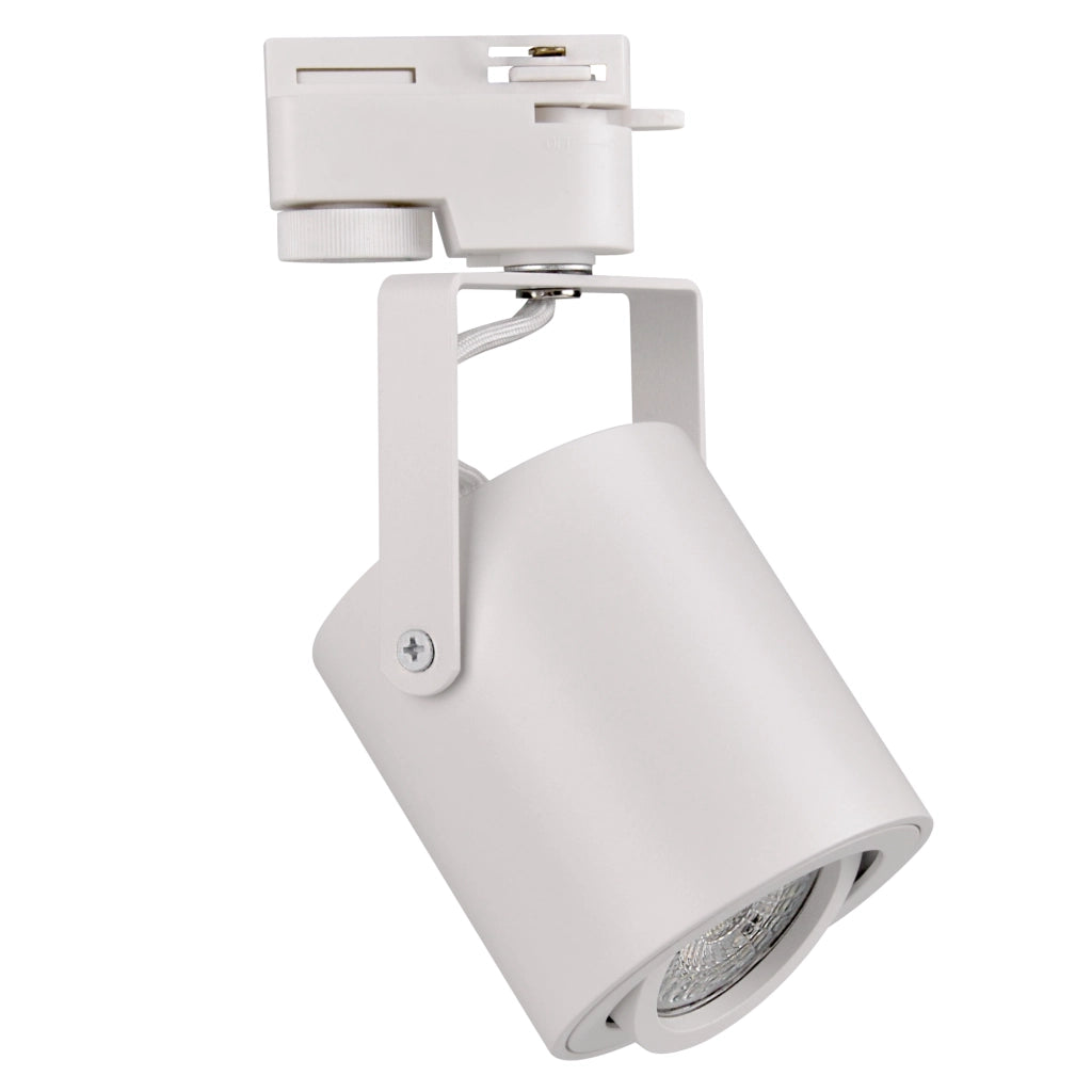 Faretto su binario Polux Minor bianco GU10 10W orientabile