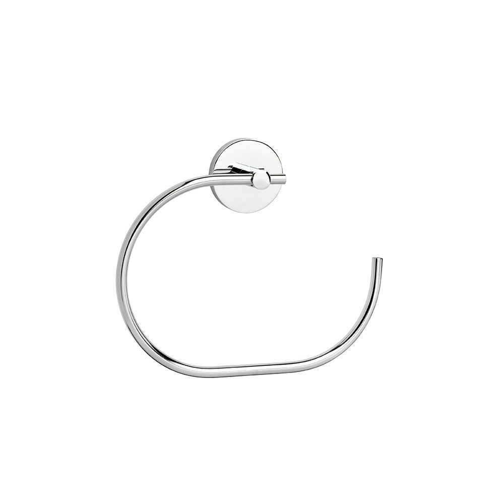 Porta salviette ad anello da muro serie nexos - fissaggio incollo o viti